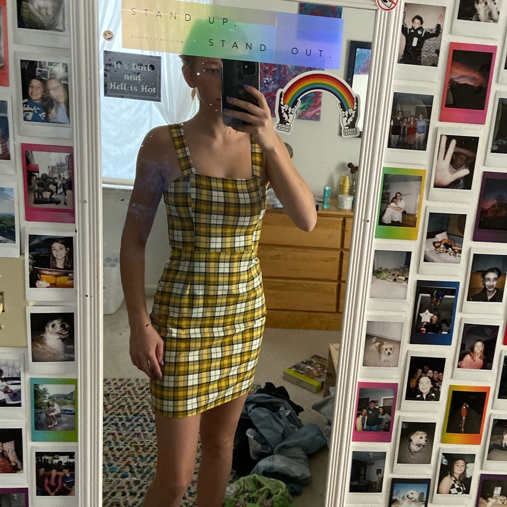 H&M plaid dress